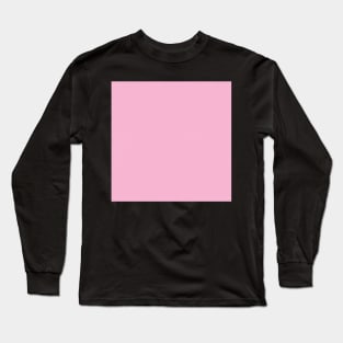 White squares in pink background Long Sleeve T-Shirt